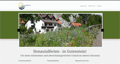 Desktop Screenshot of donautalferien.de